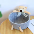 Le panier Câlin-Lapin et Ourson en Crochet