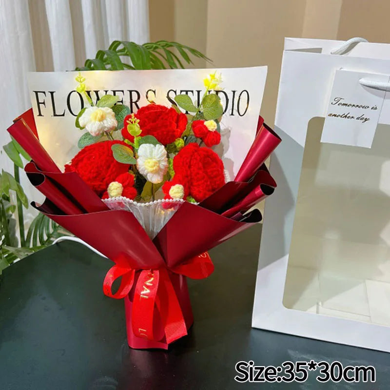 Bouquet Fleur-Crochet et Intemporel