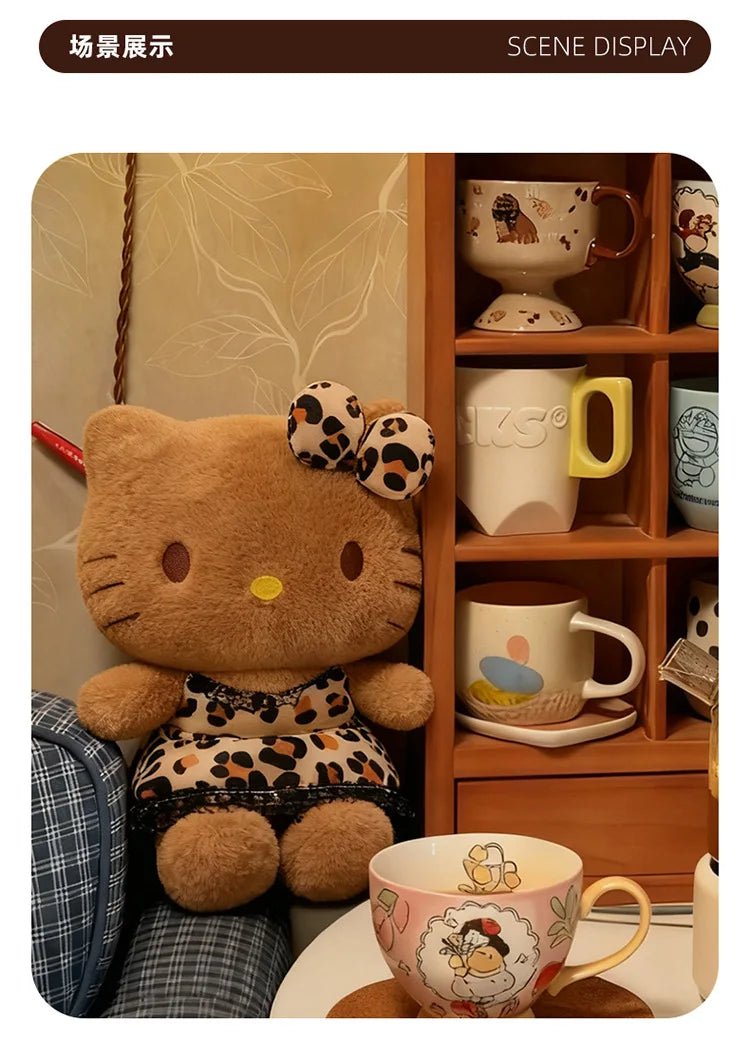 Kitty Léopard-Doudou Mignon