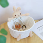 Le panier Câlin-Lapin et Ourson en Crochet