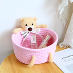 Le panier Câlin-Lapin et Ourson en Crochet